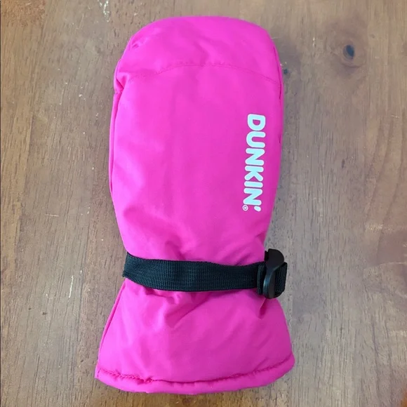 Limited Edition Dunkin Mitten Iced Coffee Glove 2026 Winter Left Hand Pink New - Picture 6 of 8